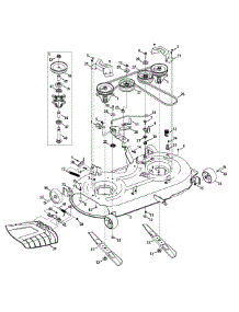 Mower Deck 42-Inch parts for Columbia Lawn Tractor 13AXA1KS897 / 2015 from AppliancePartsPros.com