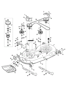 Mower Deck 46-Inch parts for Columbia Lawn Tractor 13APA1KT897 / 2015 from AppliancePartsPros.com