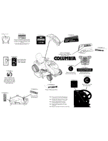 Label Map 13Aqa1kq897 parts for Columbia Lawn Tractor 13AQA1KQ897 / 2015 from AppliancePartsPros.com