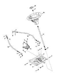 Steering parts for Columbia Lawn Tractor 13AQA1KQ897 / 2015 from AppliancePartsPros.com