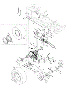 Drive Assembly parts for Columbia Garden Tractor 14AK94GK897 / 2012 from AppliancePartsPros.com