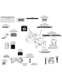 Label Map parts for Columbia Garden Tractor 14AK94GK897 / 2012 from AppliancePartsPros.com