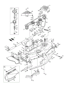 Mower Deck 54-Inch parts for Columbia Garden Tractor 14AK94GK897 / 2012 from AppliancePartsPros.com