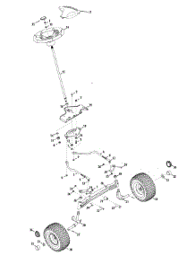 Steering & Front Axle parts for Columbia Garden Tractor 14AK94GK897 / 2012 from AppliancePartsPros.com