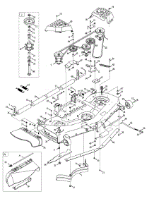 Mower Deck 54-Inch parts for Columbia Garden Tractor 14AQ94KP897 / 2014 from AppliancePartsPros.com