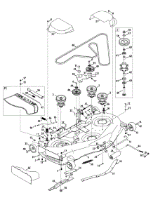 Mower Deck 50-Inch parts for Columbia Garden Tractor 14AQ94KP897 / 2013 from AppliancePartsPros.com