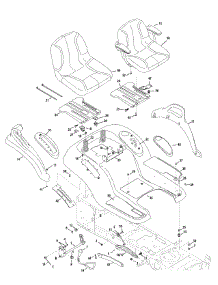 Seat, Fender And Lift parts for Columbia Garden Tractor 14AQ94KP897 / 2013 from AppliancePartsPros.com