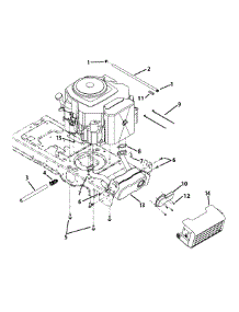 Engine Accessories parts for Columbia Garden Tractor 14AK94KK897 / 2013 from AppliancePartsPros.com