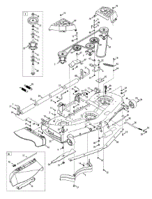 Mower Deck 54-Inch parts for Columbia Garden Tractor 14AK94KK897 / 2013 from AppliancePartsPros.com