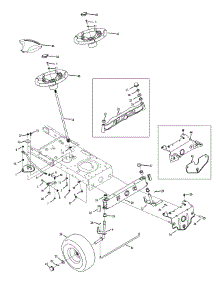 Steering Front Axle parts for Columbia Lawn Tractor 13AC77KF897 / 2013 from AppliancePartsPros.com