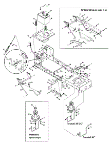 Frame parts for Columbia Lawn Tractor 13BC77KF897 / 2014 from AppliancePartsPros.com
