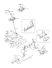 Steering & Front Axle parts for Columbia Lawn Tractor 13BC77KF897 / 2014 from AppliancePartsPros.com