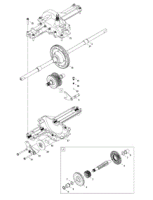 Transmission parts for Columbia Lawn Tractor 13BC77KF897 / 2014 from AppliancePartsPros.com