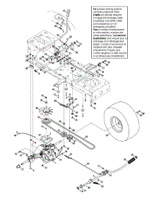 Drive & Rear Wheels parts for Columbia Lawn Tractor 13AM79KS897 / 2014 from AppliancePartsPros.com