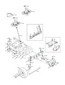 Steering & Front Axle parts for Columbia Lawn Tractor 13AM79KS897 / 2014 from AppliancePartsPros.com