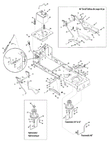 Frame, Battery & Pto parts for Columbia Lawn Tractor 13AN79GS897 / 2012 from AppliancePartsPros.com