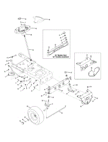 Steering & Front Axle parts for Columbia Lawn Tractor 13AN79GS897 / 2012 from AppliancePartsPros.com