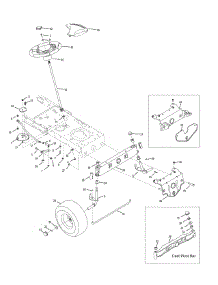 Steering & Front Axle parts for Columbia Lawn Tractor 13AM79GF897 / 2010 from AppliancePartsPros.com