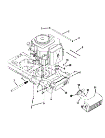 Engine Accessories Kohler Twin parts for Columbia Lawn Tractor 13AP91GT897 / 2010 from AppliancePartsPros.com
