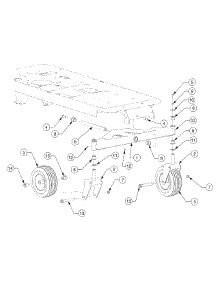 Front Axle & Wheels Rzt42 parts for Columbia Z-Series 17AJ2ACG597 / 2008 from AppliancePartsPros.com