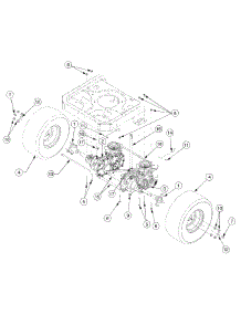 Rear Drive & Wheels parts for Columbia Z-Series 17BK2ACP597 / 2008 from AppliancePartsPros.com