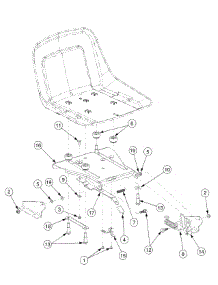 Seat Adjustment parts for Columbia Z-Series 17BK2ACP597 / 2008 from AppliancePartsPros.com