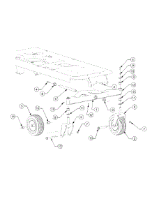 Front Axle 42 Inch parts for Columbia Z-Series 17AJ2ACG897 / 2010 from AppliancePartsPros.com