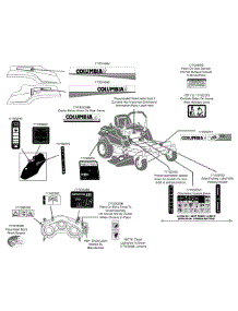 Label Map 17Af2acp897 parts for Columbia Z-Series 17AF2ACP897 / 2011 from AppliancePartsPros.com