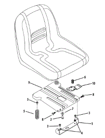 Seat Adjustment parts for Columbia Z-Series 17AK2ACP897 / 2009 from AppliancePartsPros.com