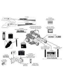 Label Map 17Af2ack897 parts for Columbia Z-Series 17AF2ACK897 / 2011 from AppliancePartsPros.com