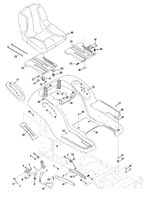 Seat & Fender parts for Columbia Lawn Tractor 13AV90GS897 / 2010 from AppliancePartsPros.com