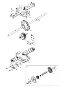Transmission parts for Columbia Lawn Tractor 13AV90GS897 / 2010 from AppliancePartsPros.com