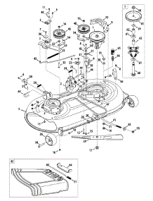 Mower Deck 42-Inch parts for Columbia Lawn Tractor 13AV90GS897 / 2011 from AppliancePartsPros.com