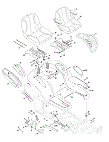 Seat & Fender parts for Columbia Lawn Tractor 13AV90GS897 / 2011 from AppliancePartsPros.com