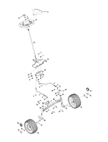 Steering Assembly parts for Columbia Lawn Tractor 13AV91GS897 / 2010 from AppliancePartsPros.com