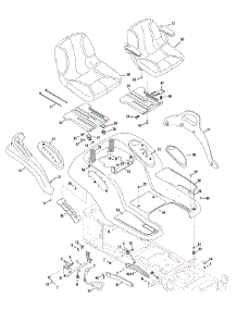 Seat, Fender And Lift parts for Columbia Lawn Tractor 13AV90KS897 / 2014 from AppliancePartsPros.com