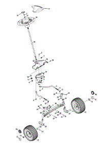 Steering parts for Columbia Lawn Tractor 13AV90KS897 / 2014 from AppliancePartsPros.com