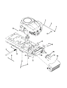 Engine Accessories (Single) parts for Columbia Lawn Tractor 13AX91KS897 / 2013 from AppliancePartsPros.com