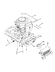 Engine Accessories Twin parts for Columbia Lawn Tractor 13AP93KS897 / 2014 from AppliancePartsPros.com