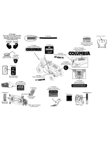 Label Map 13Ap93ks897 parts for Columbia Lawn Tractor 13AP93KS897 / 2014 from AppliancePartsPros.com