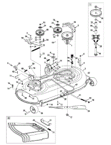 Mower Deck 42-Inch (Electric Pto) parts for Columbia Lawn Tractor 13AP93KS897 / 2014 from AppliancePartsPros.com