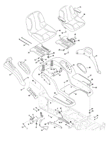 Seat, Fender & Lift parts for Columbia Lawn Tractor 13AP93KS897 / 2014 from AppliancePartsPros.com