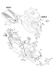 Hood & Grille parts for Columbia Lawn Tractor 13AV90GS897 / 2012 from AppliancePartsPros.com
