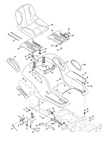 Seat & Fender parts for Columbia Lawn Tractor 13AV90GS897 / 2012 from AppliancePartsPros.com