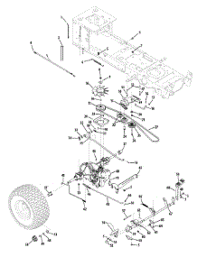 Drive Assembly parts for Columbia Lawn Tractor 13AP91GS897 / 2012 from AppliancePartsPros.com