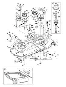 Mower Deck 42-Inch parts for Columbia Lawn Tractor 13AP91GS897 / 2012 from AppliancePartsPros.com