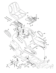 Seat & Fender parts for Columbia Lawn Tractor 13AP91GS897 / 2012 from AppliancePartsPros.com