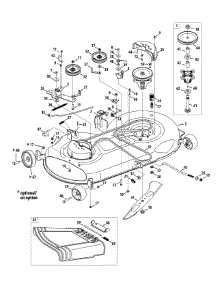 Mower Deck 46-Inch parts for Columbia Lawn Tractor 13AP91GT897 / 2012 from AppliancePartsPros.com
