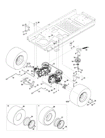 Rear Drive And Wheels parts for Columbia Z-Series 17AFCACS897 / 2014 from AppliancePartsPros.com