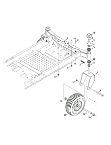 Front Axle 46, 50 & 54-Inch parts for Columbia Z-Series 17ARCACP897 / 2014 from AppliancePartsPros.com